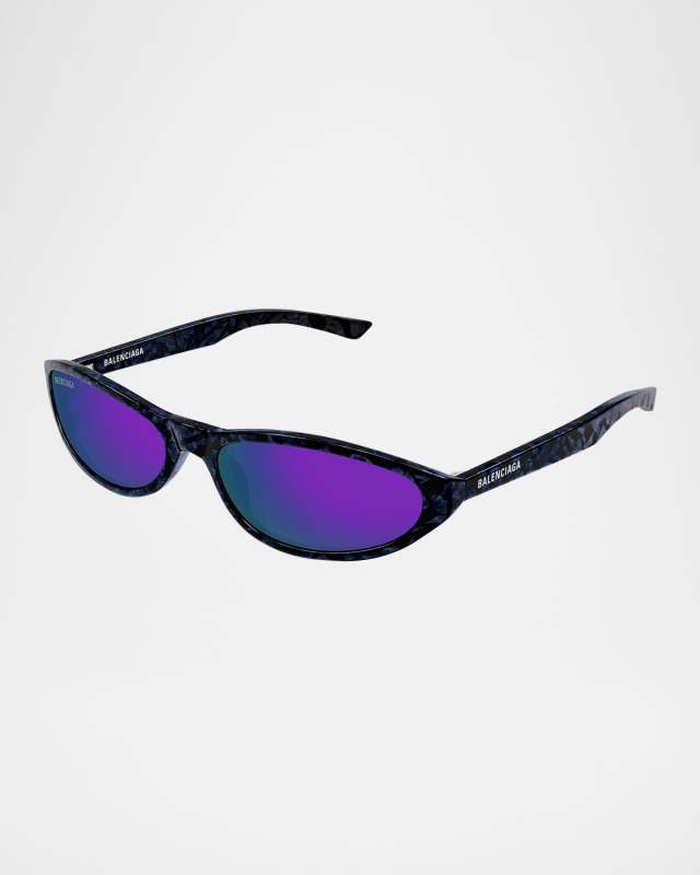 Acetate Oval Sunglasses